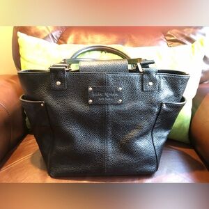 Kate Spade Black Pebbled Leather Handbag
